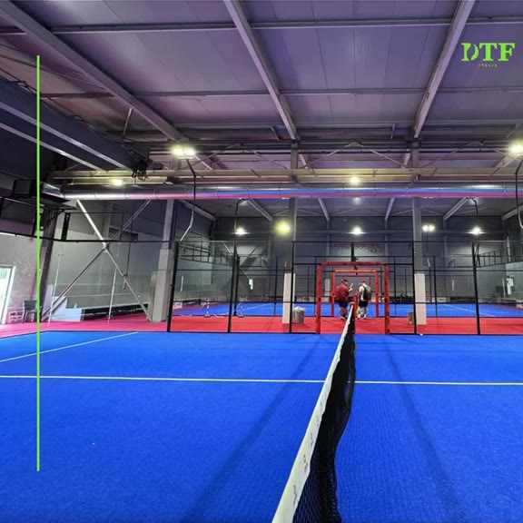Campi da padel climatizzati da DTF Italia